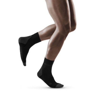 CEP Black/Dark Grey 3.0 Short Compression Socks for Men